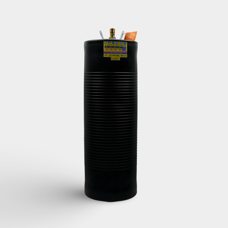 Korek pneumatyczny , balon zamykający  DN 300-600 ,  stosowany do blokowania napływu wody lub ścieków podczas naprawy, konserwacji czy inspekcji kontrolnej stanu rurociągu.