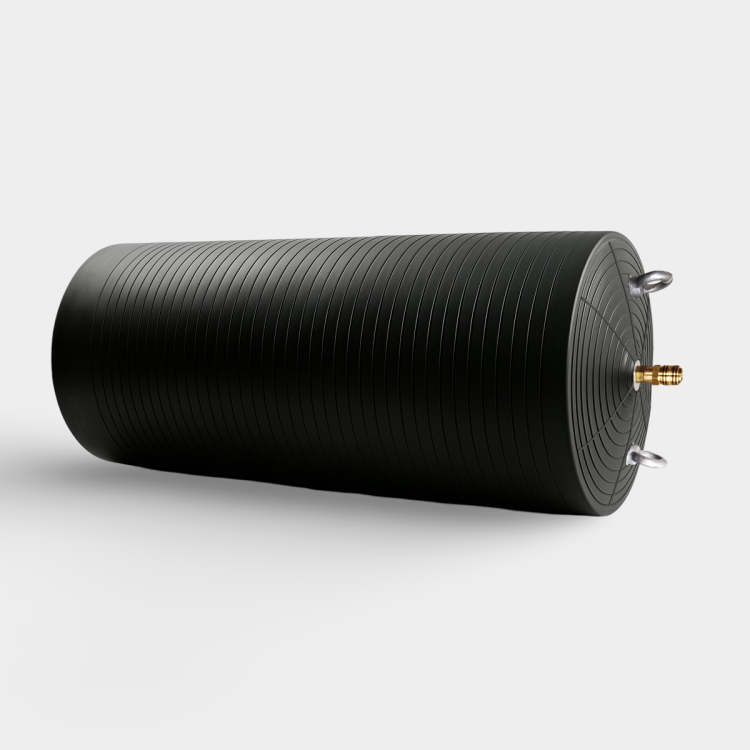 Korek pneumatyczny 800-1600,  stosowany również do wykonywania prób ciśnieniowych nowej instalacji sanitarnej, przed oddaniem do użytkowania.